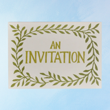 greeting card - an invitation (10 pack)