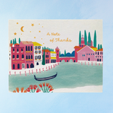 greeting card - a note of thanks (8 pack)