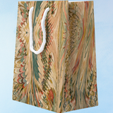 large gift bag - antique bouquet feather