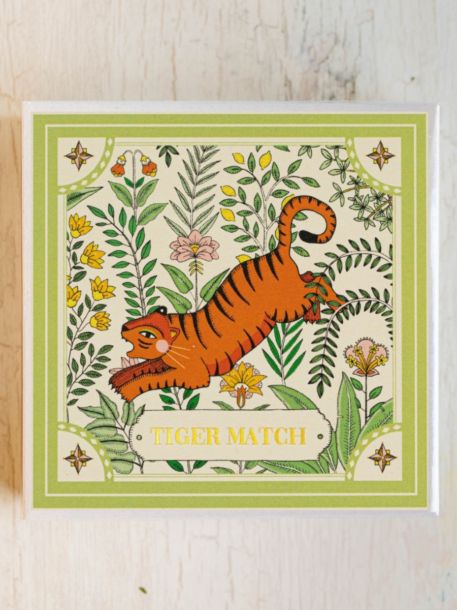 fancy matches - green tiger