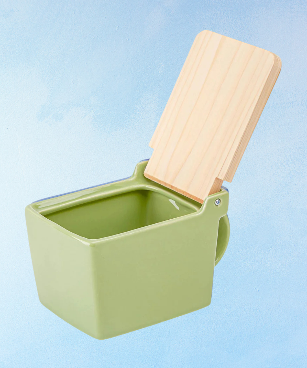 salière en céramique - artichaut