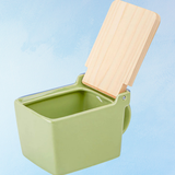 salière en céramique - artichaut