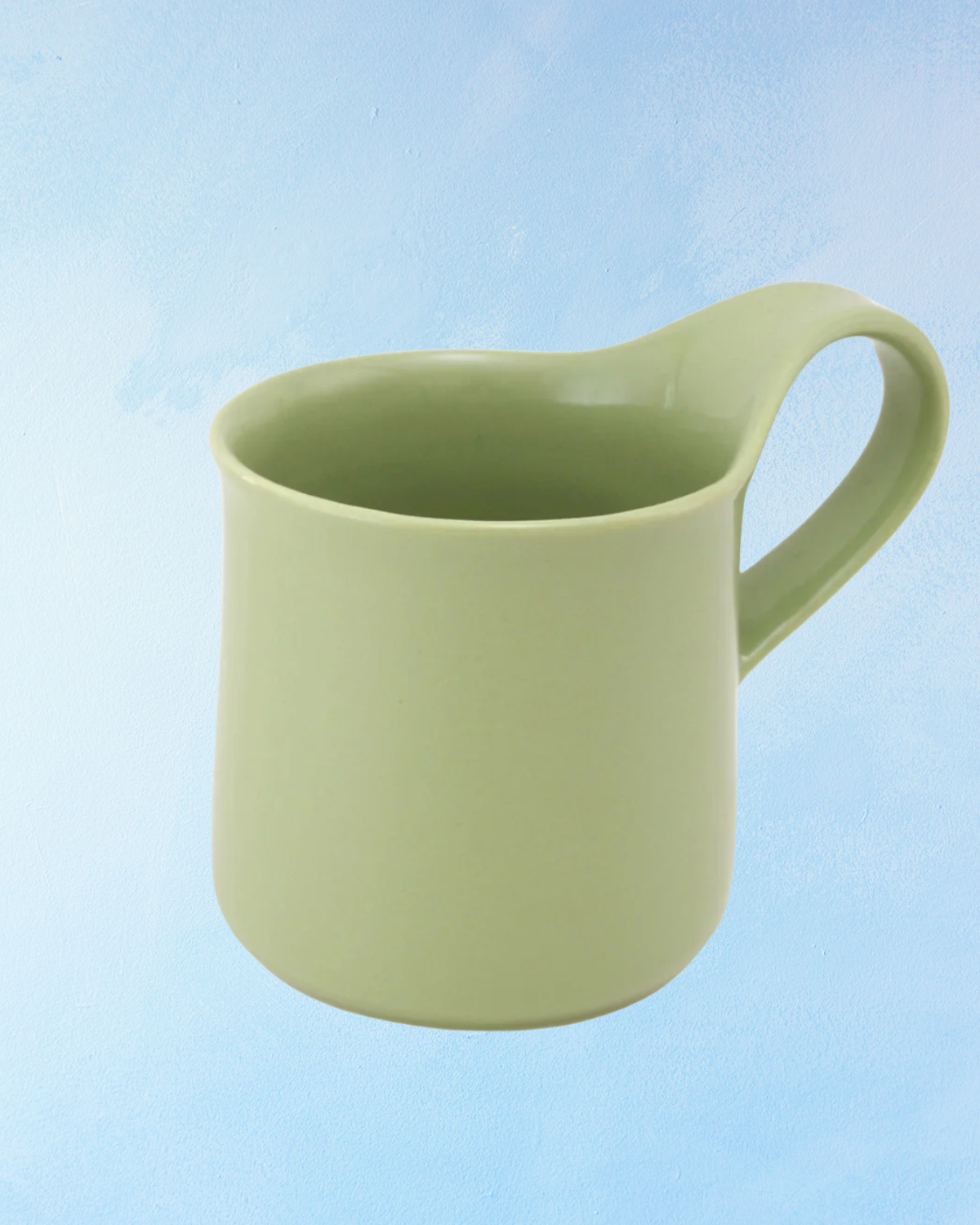 ceramic - cafe mug: - artichoke
