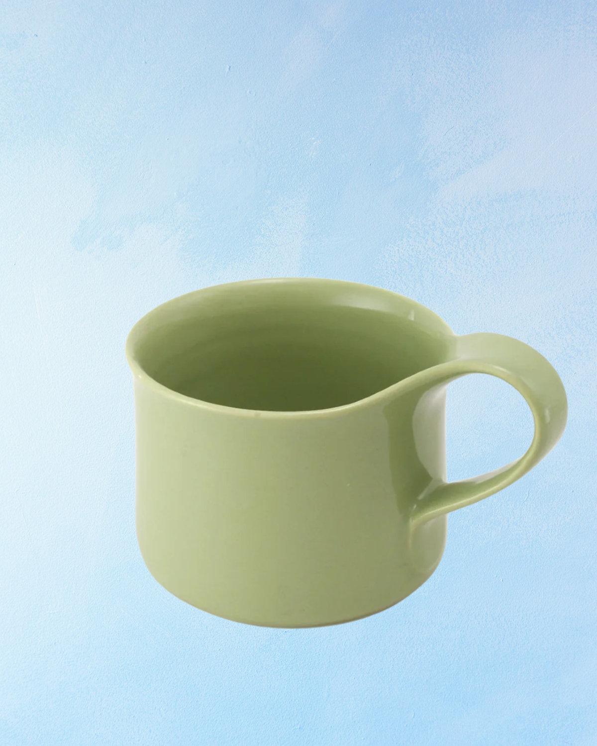ceramic - cafe mug: - artichoke
