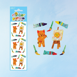 sticker sheet - artist cat