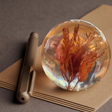 paperweight - autumn leaves