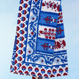 tea towel - avignon: red and blue