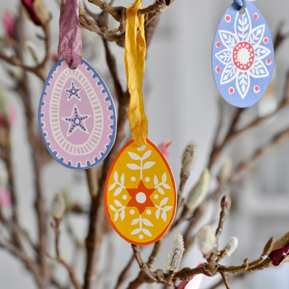 easter egg ornaments