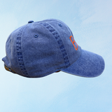 baa hat - royal blue & orange
