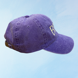 baa hat - purple & banana