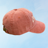 baa hat - soft red & cream