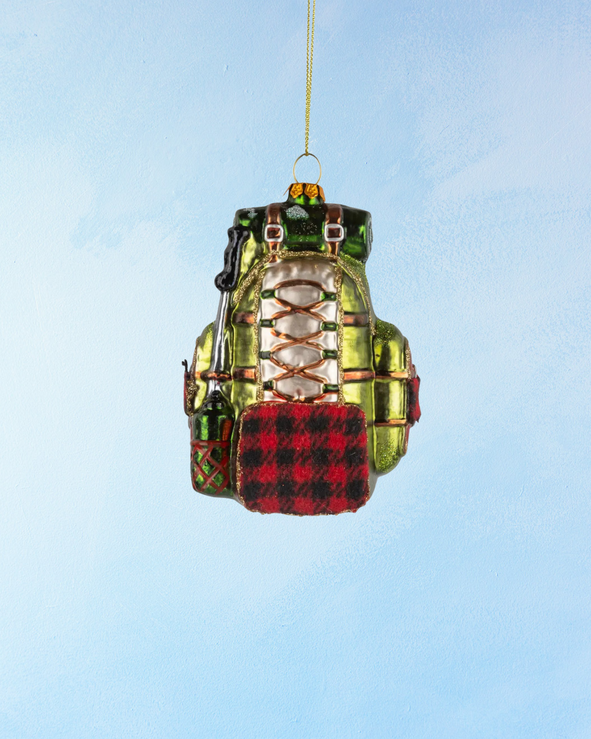 ornament - camping backpack