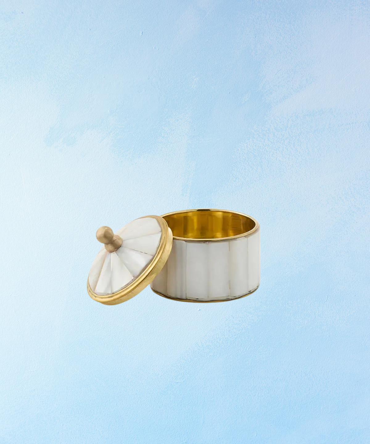 trinket dish - bailey circus box - pearly