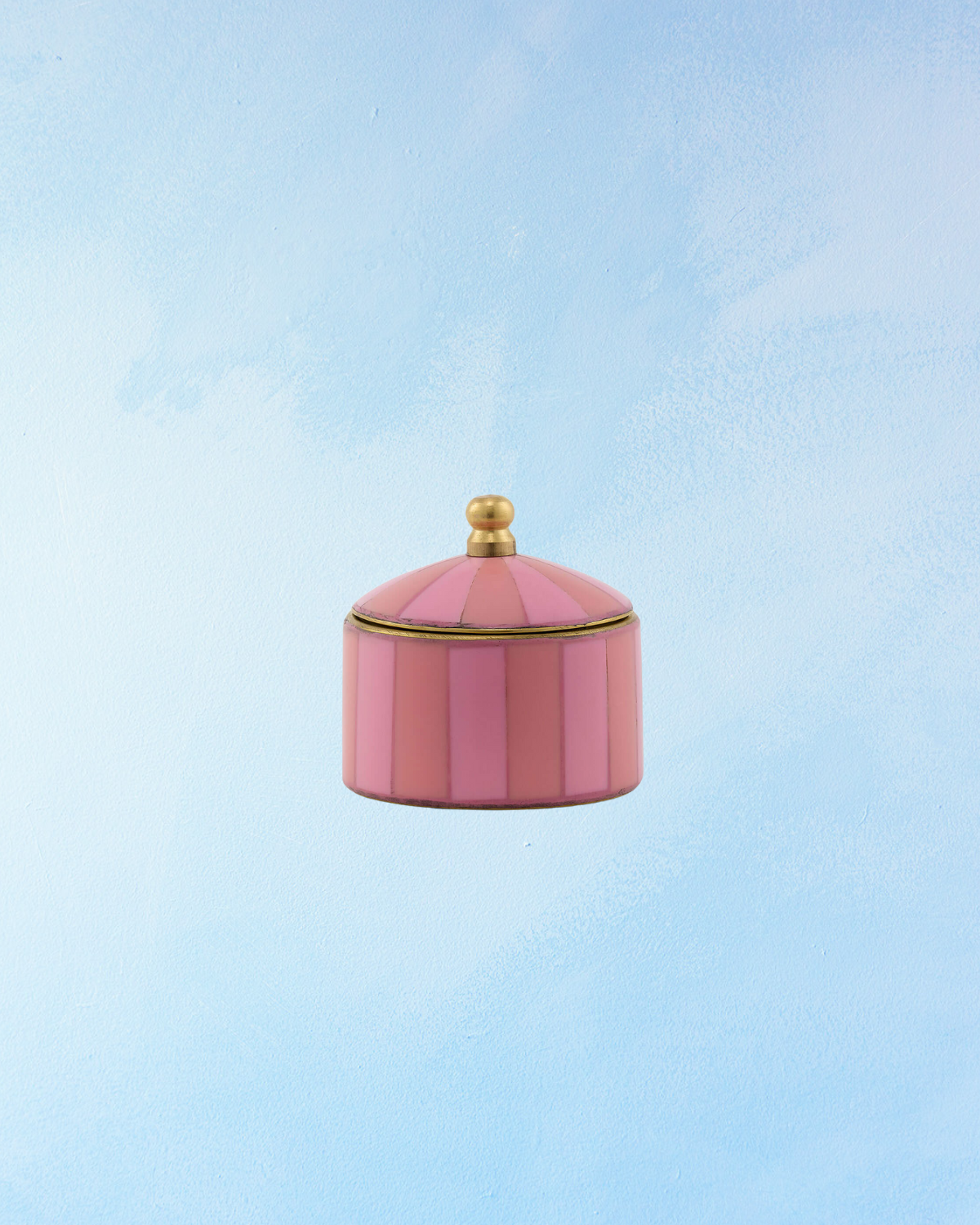 trinket dish - bailey circus box - pink
