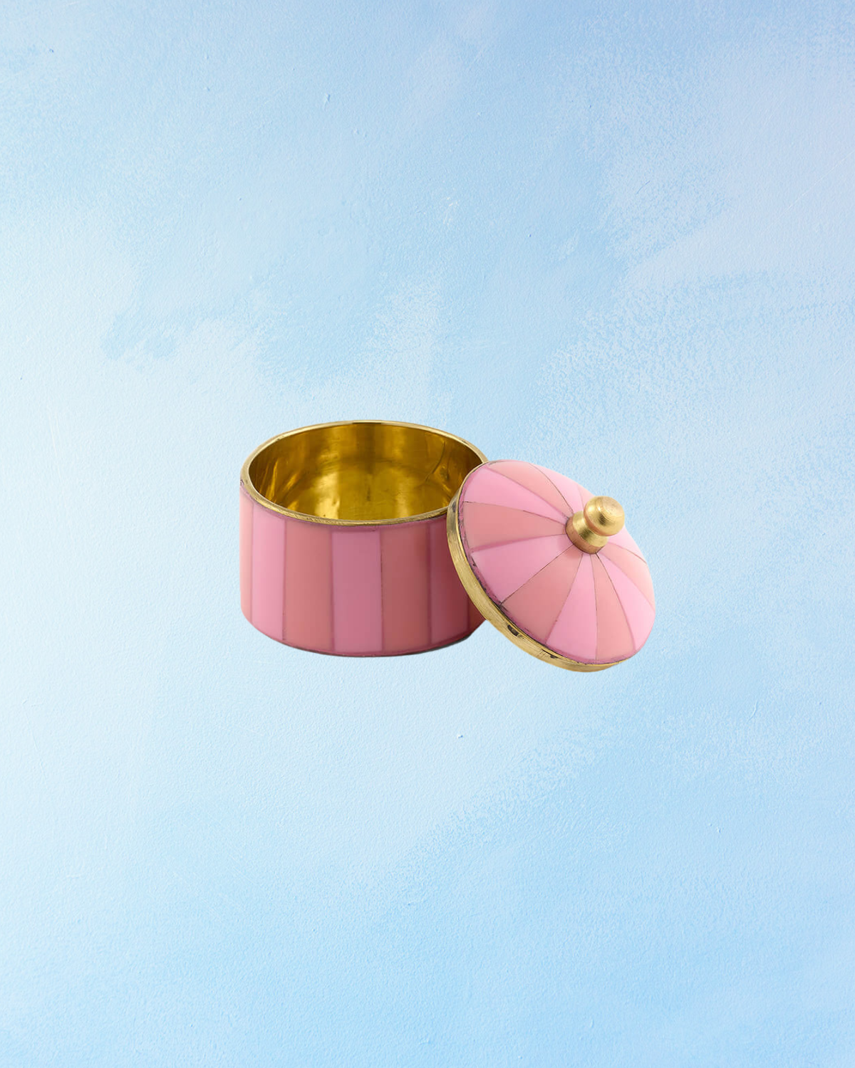 trinket dish - bailey circus box - pink