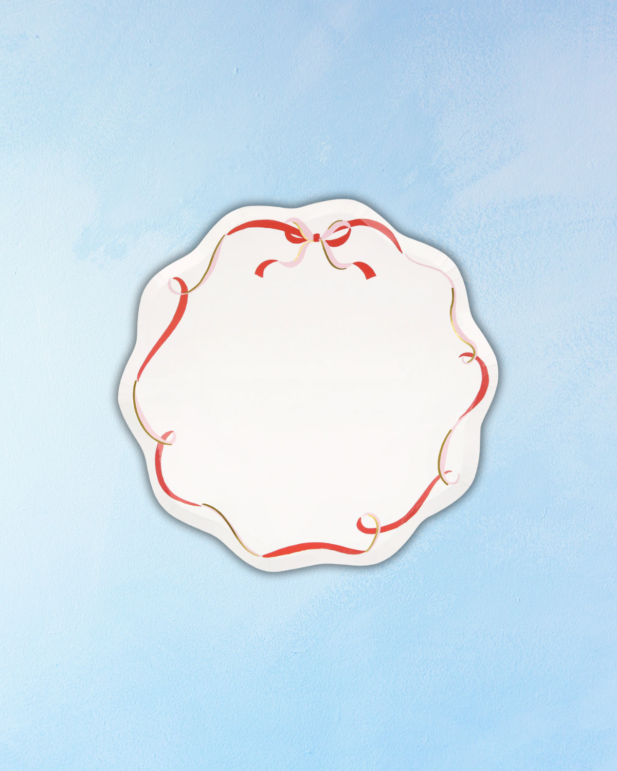 ribbon side plates - pack of 8