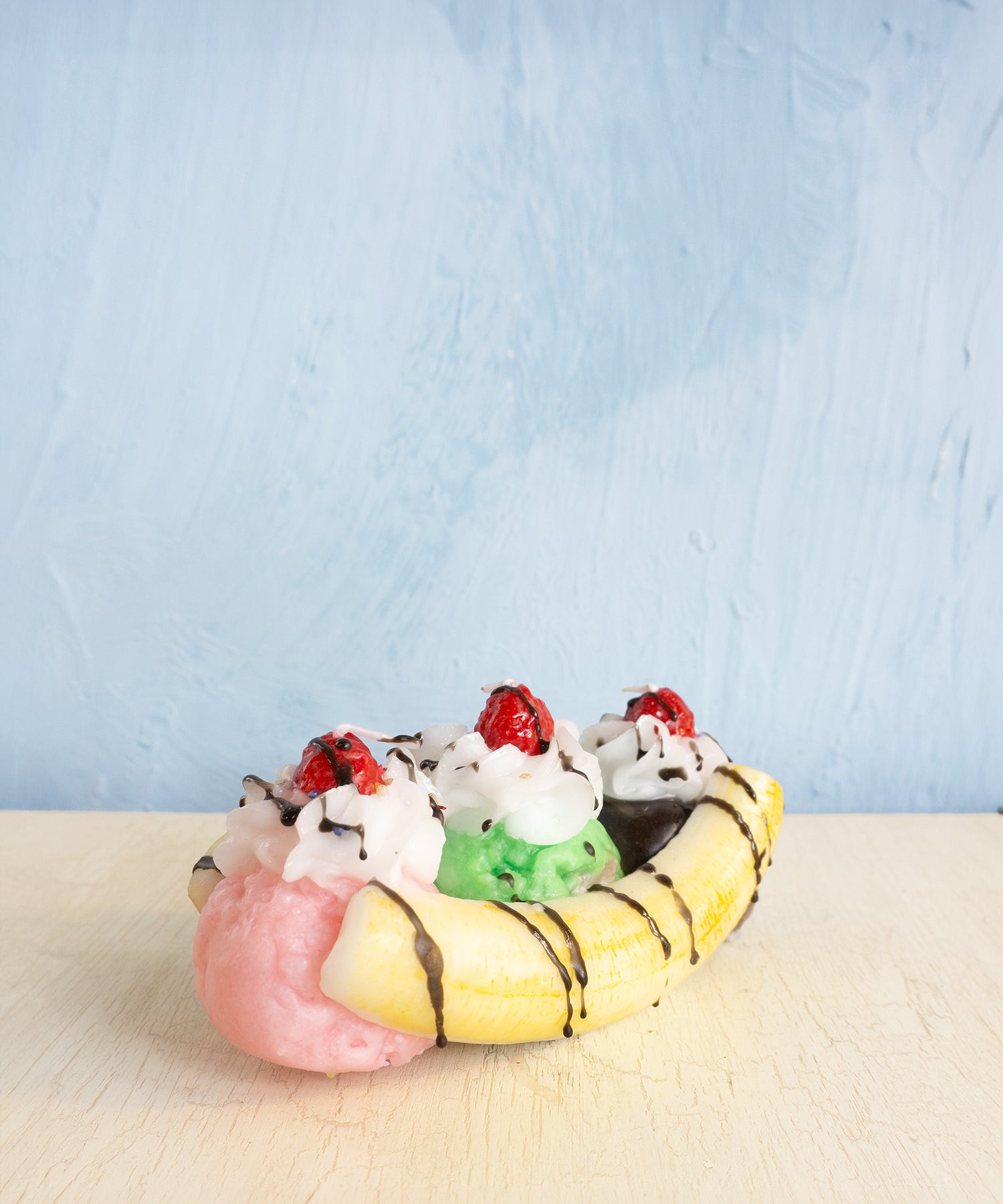 bougie - nourriture: banana split