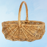basket - oval steamed willow