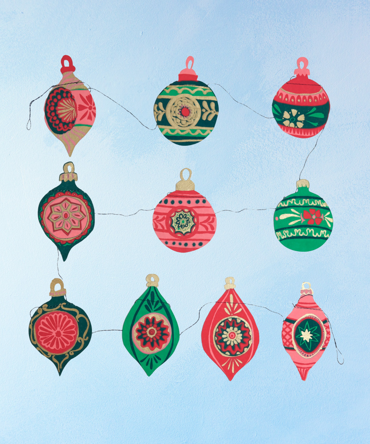 garland - baubles