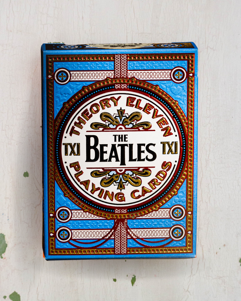 the beatles playing cards