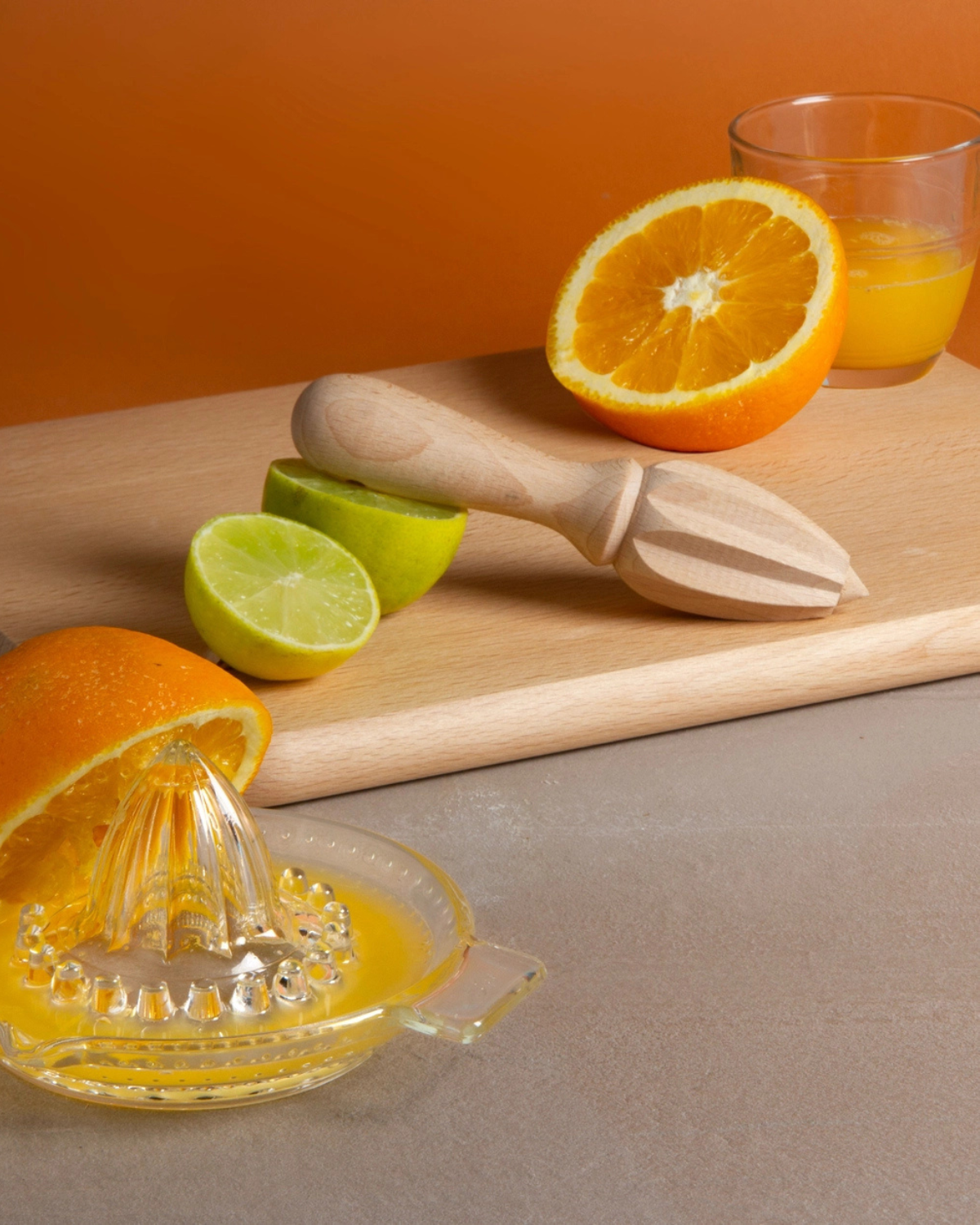 citrus juicer - beechwood