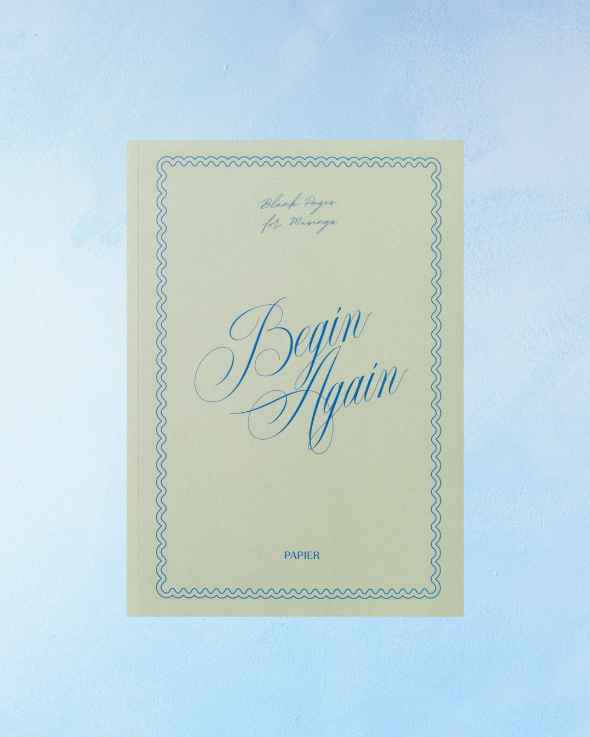 notebook - begin again