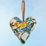 ornament - large lavender heart sachet