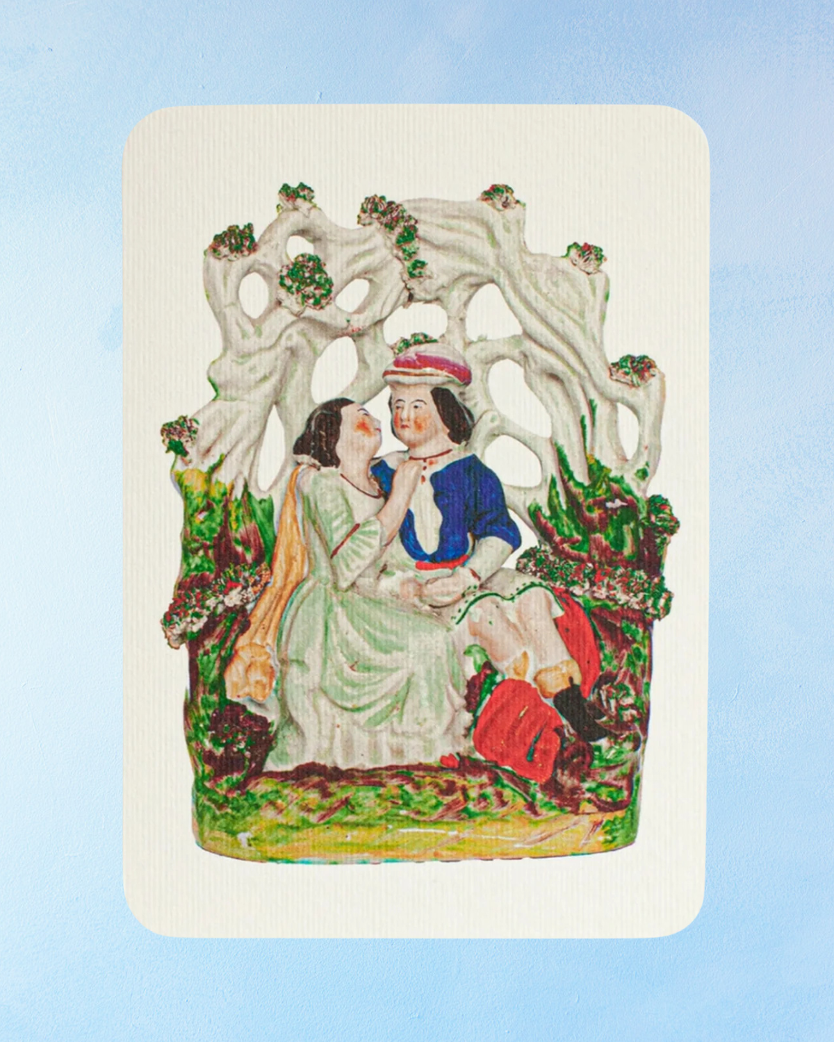 greeting card - beneath the arbour