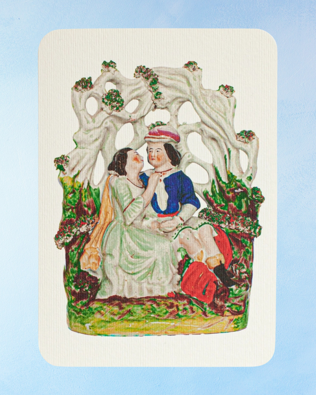 greeting card - beneath the arbour