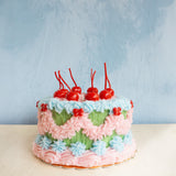 bougie - nourriture : gâteau aux cerises
