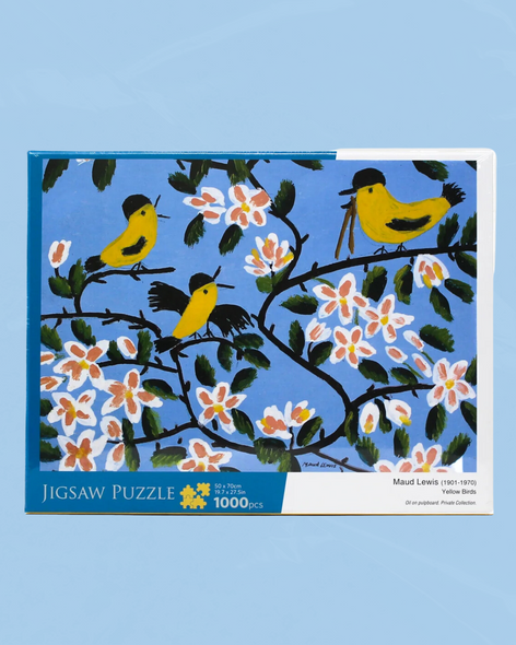 maud lewis puzzle (1000 pcs) - yellow birds