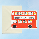 greeting card - birthday bus