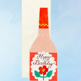 greeting card - birthday rosé