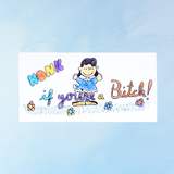 bumper sticker - peanuts