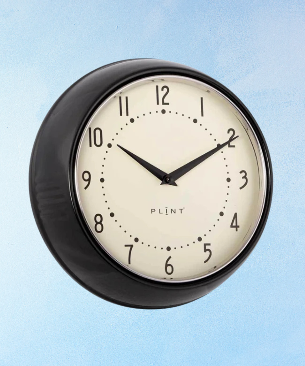 retro wall clock (assorted colours)