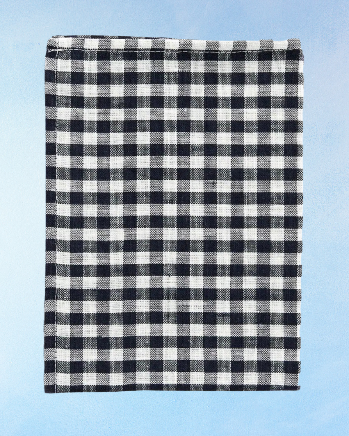 tea towel - black gingham