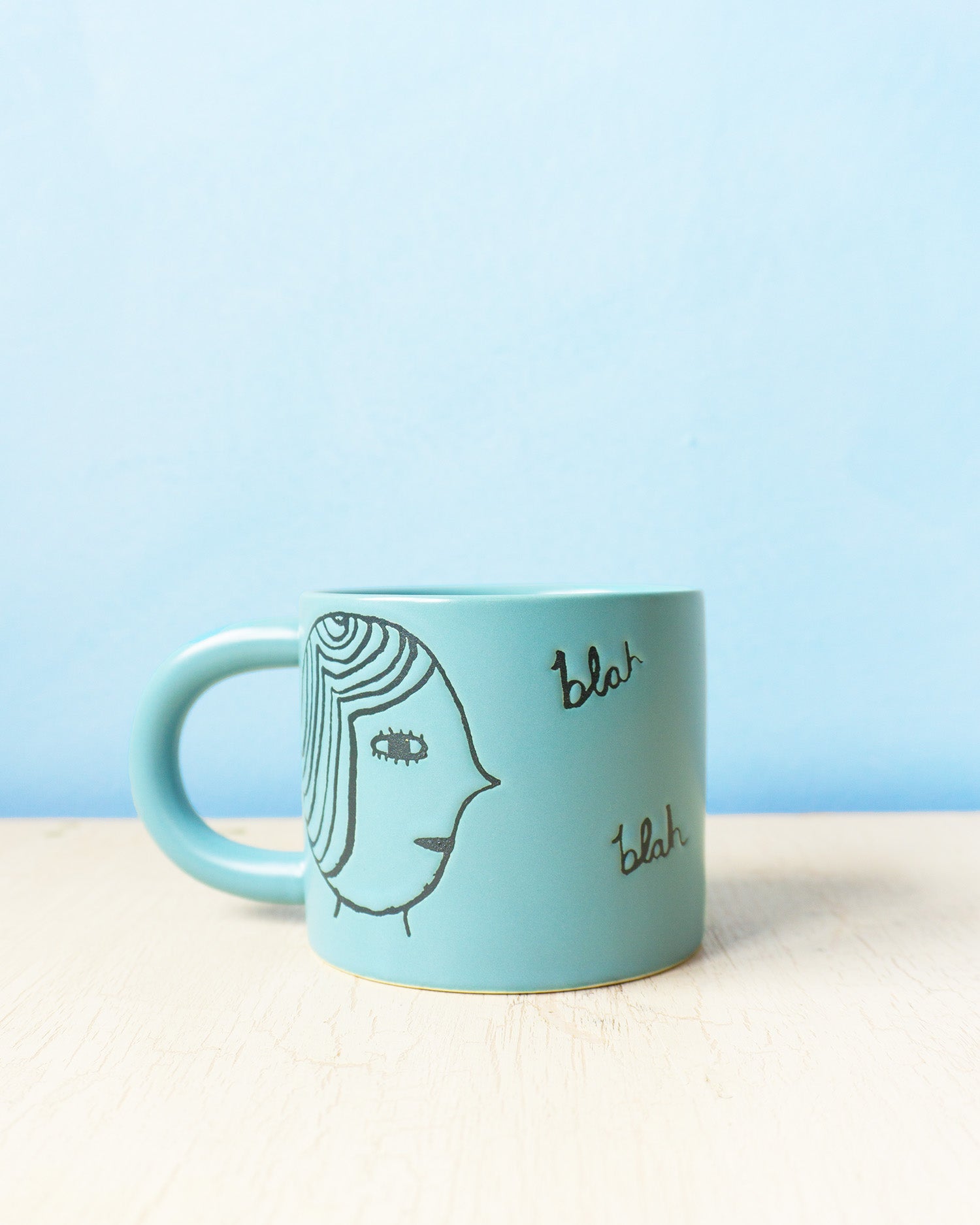 ceramic mug - two faced