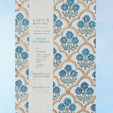 notebook - trellis indigo