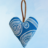 ornament - large lavender heart sachet