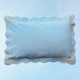 pillowcases - blue cotton linen