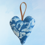 ornament - large lavender heart sachet