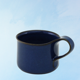 mug de café en céramique - bleu jean