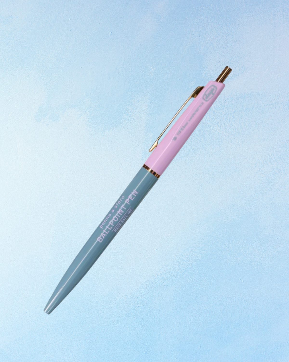 stylo-bille - bleu/violet