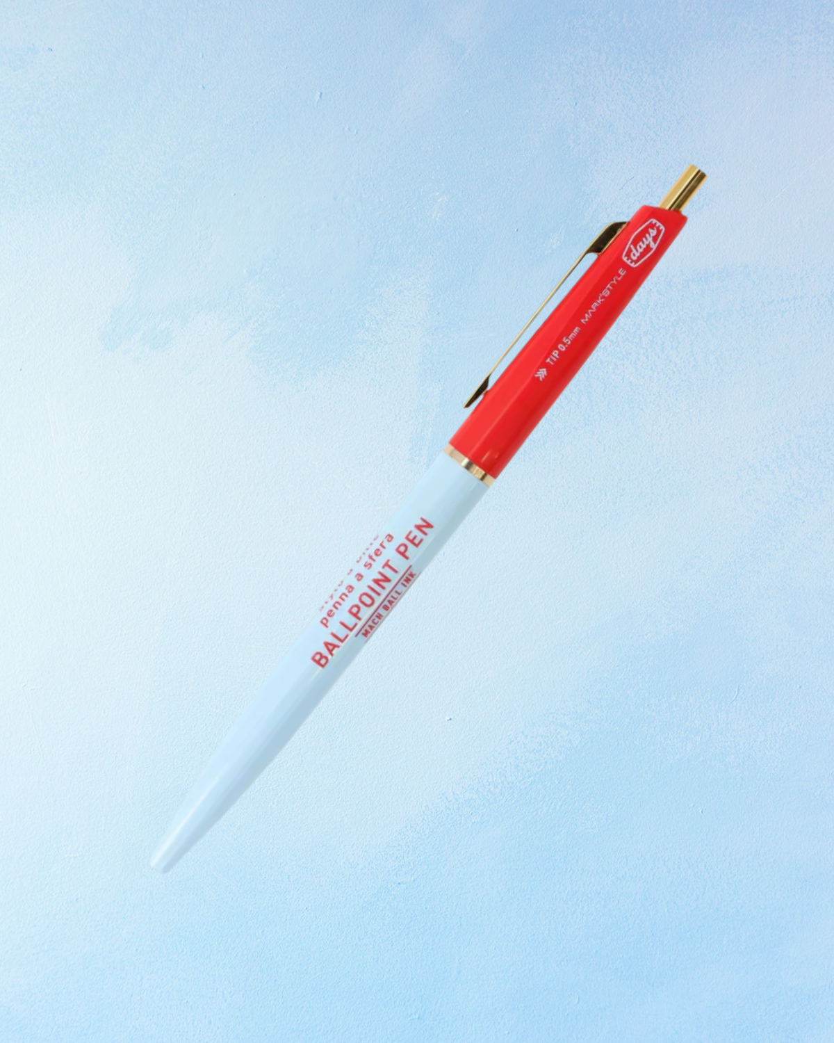 Stylo à bille - bleu/rouge
