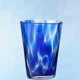 glassware - tumbler: spotted indigo