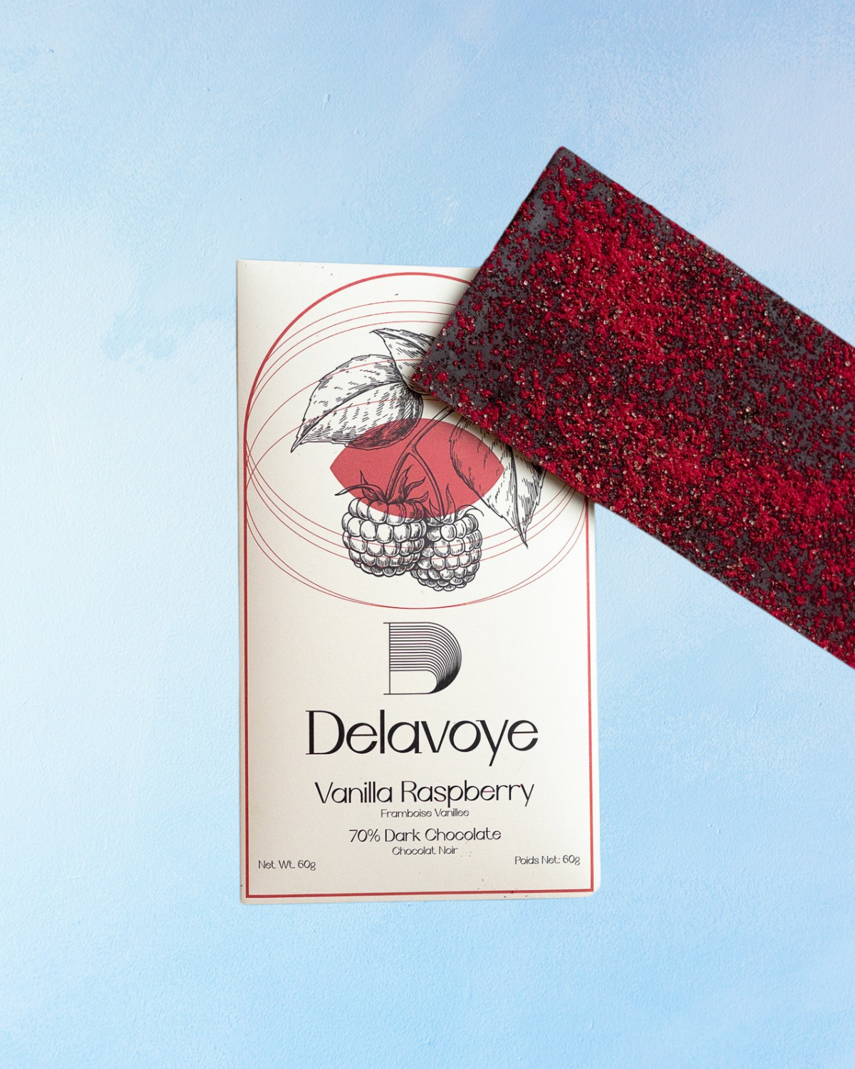 chocolate - vanilla raspberry