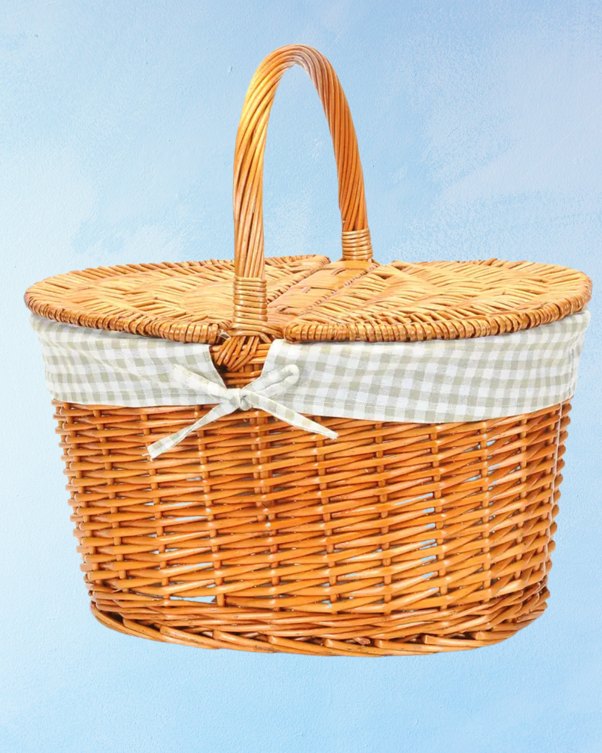 oval picnic basket