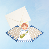 greeting card - blue angel