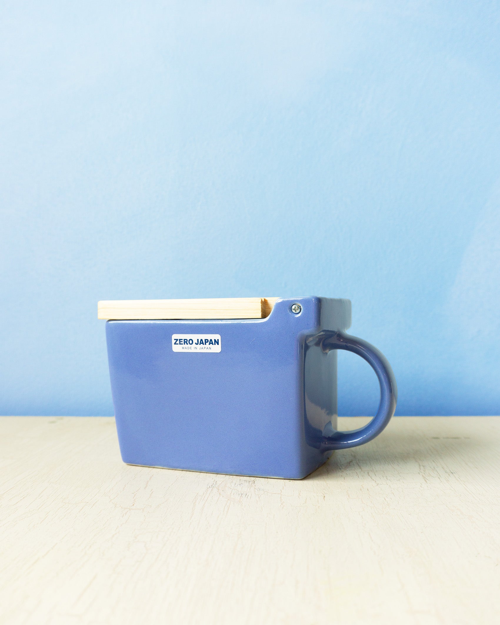 ceramic salt cellar - blueberry