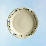 stoneware - pie plate: blueberry